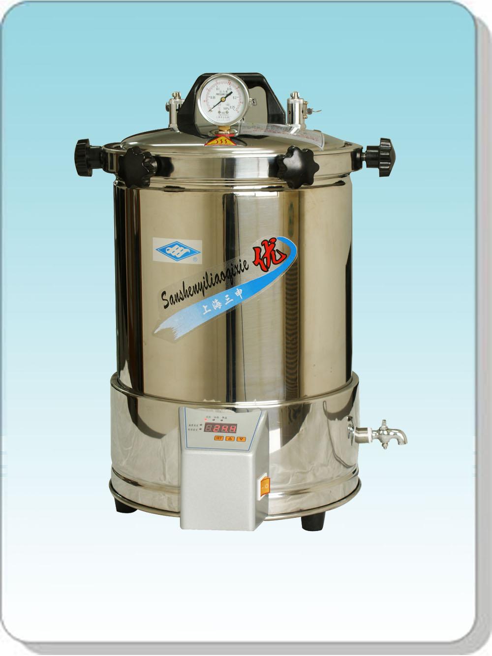 上海三申手提式滅菌器YX-280A*(定時數(shù)控)